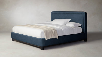 The Kent  - Performance Tweed Denim Bed - 53" Headboard