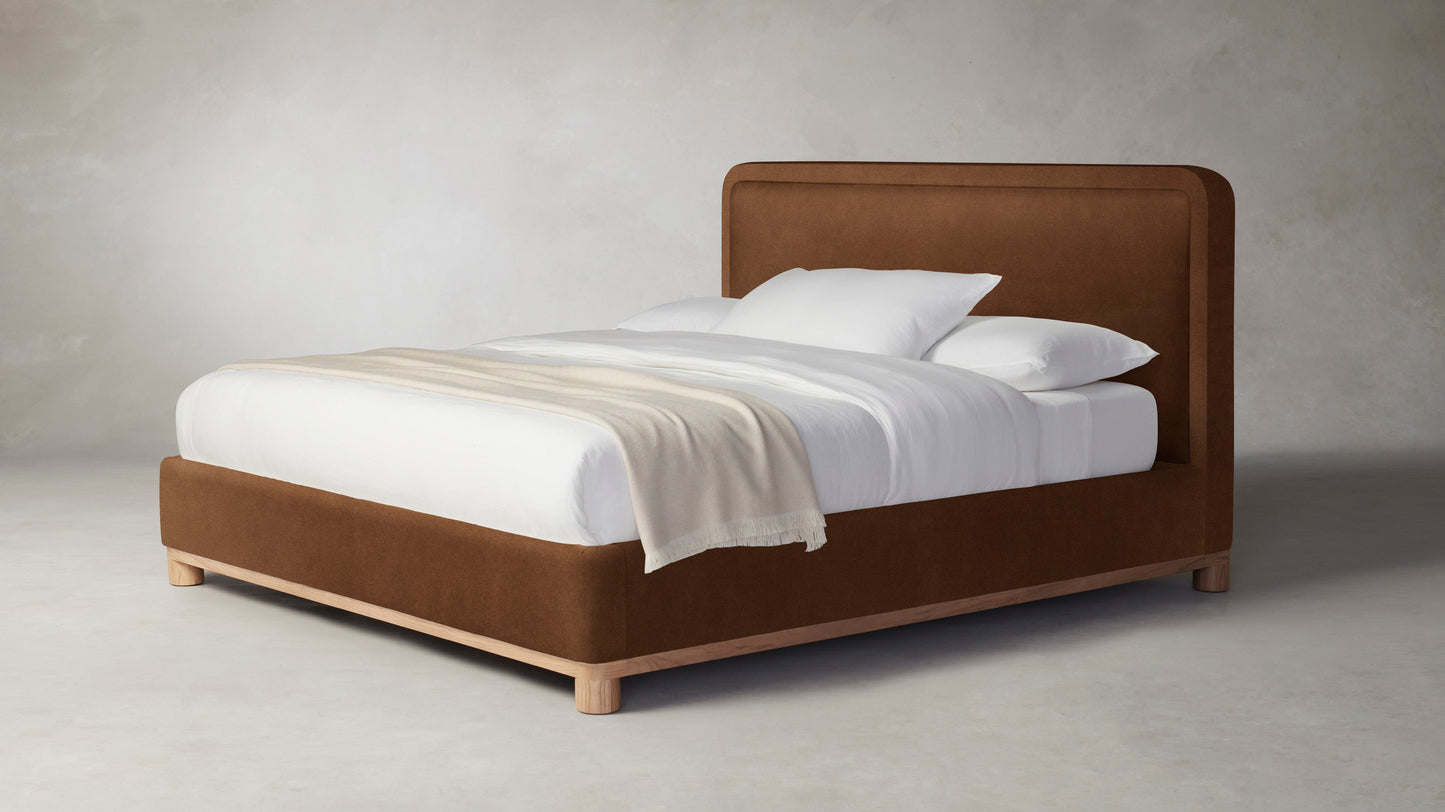 The Kent  - Performance Velvet Cider Bed - 47" Headboard