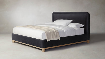 The Kent  - Performance Velvet Flannel Bed - 53" Headboard