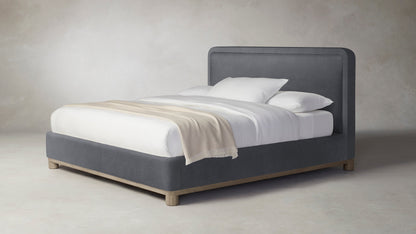 The Kent  - Performance Velvet Lunar Bed - 53" Headboard