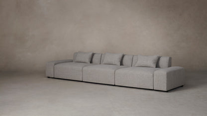 The Breuer Modular  - Belgian Linen Agate Sofa