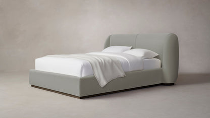 The Smith  - Performance Linen Putty Bed - 42" Headboard